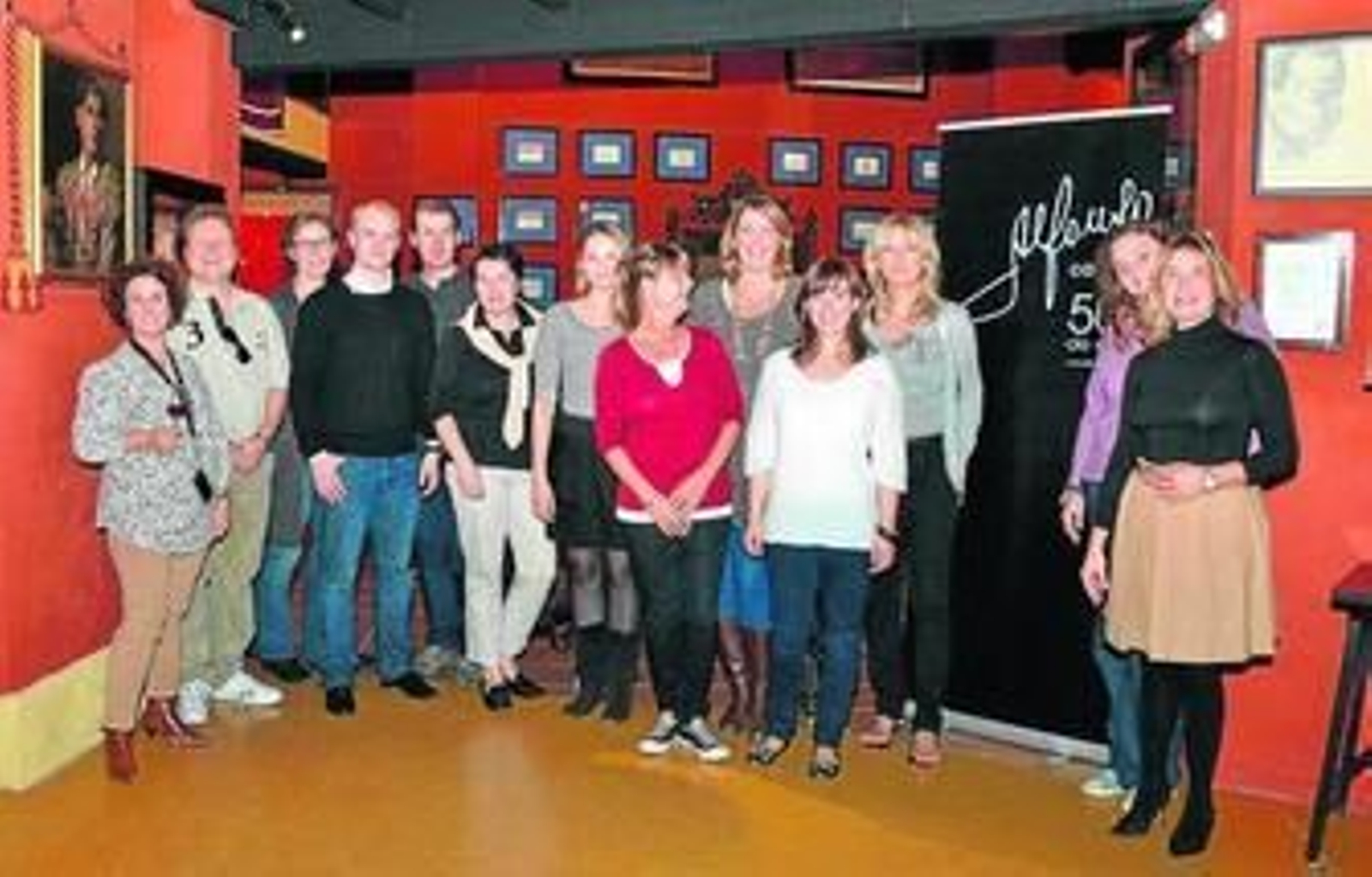 Los agentes alemanes, ayer, en el Museo Taurino.