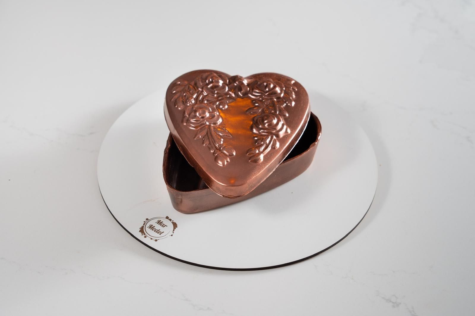 Escultura en chocolate de caja vintage