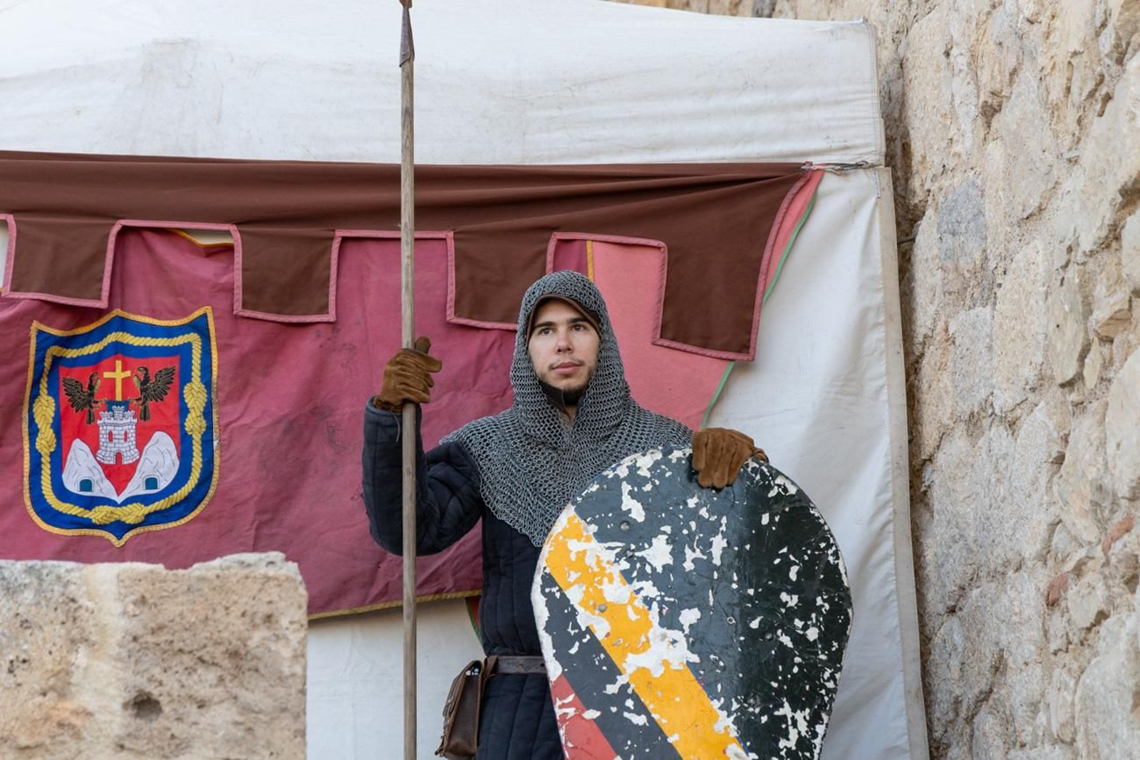 Moradores del Castillo de Jaén, recreación histórica de la Edad Media en el Cerro de Santa Catalina