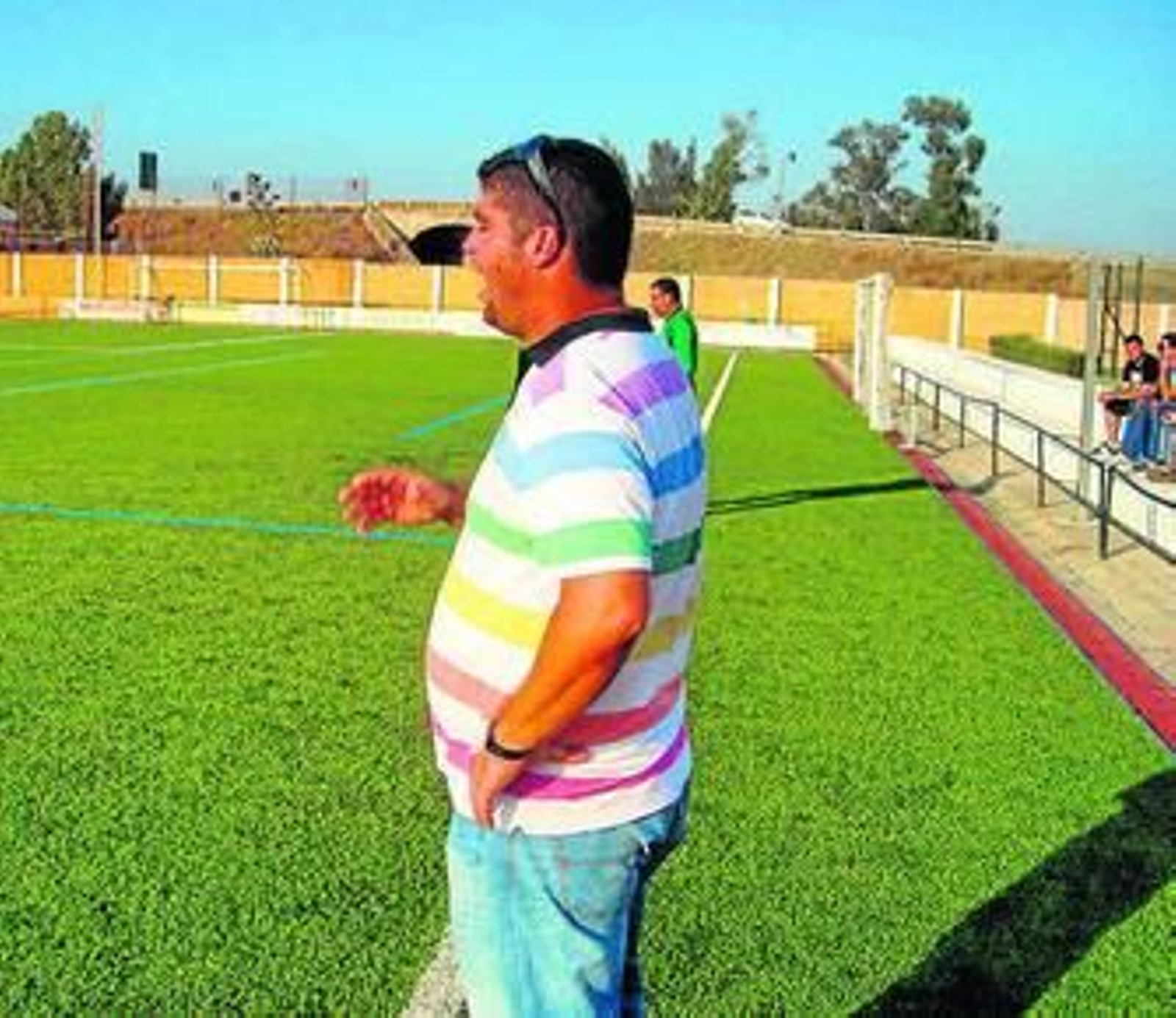 Uno de los técnicos castigados fue Rafael Orta, del Paulapesca Gibraleón.