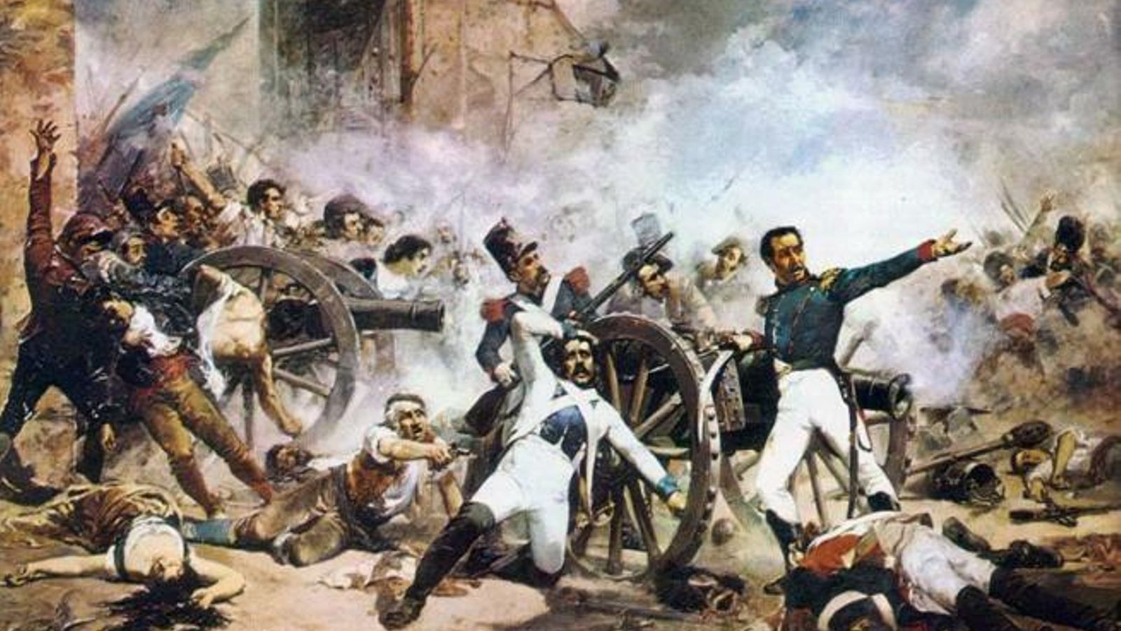 Una de las batallas que se libró en Madrid.