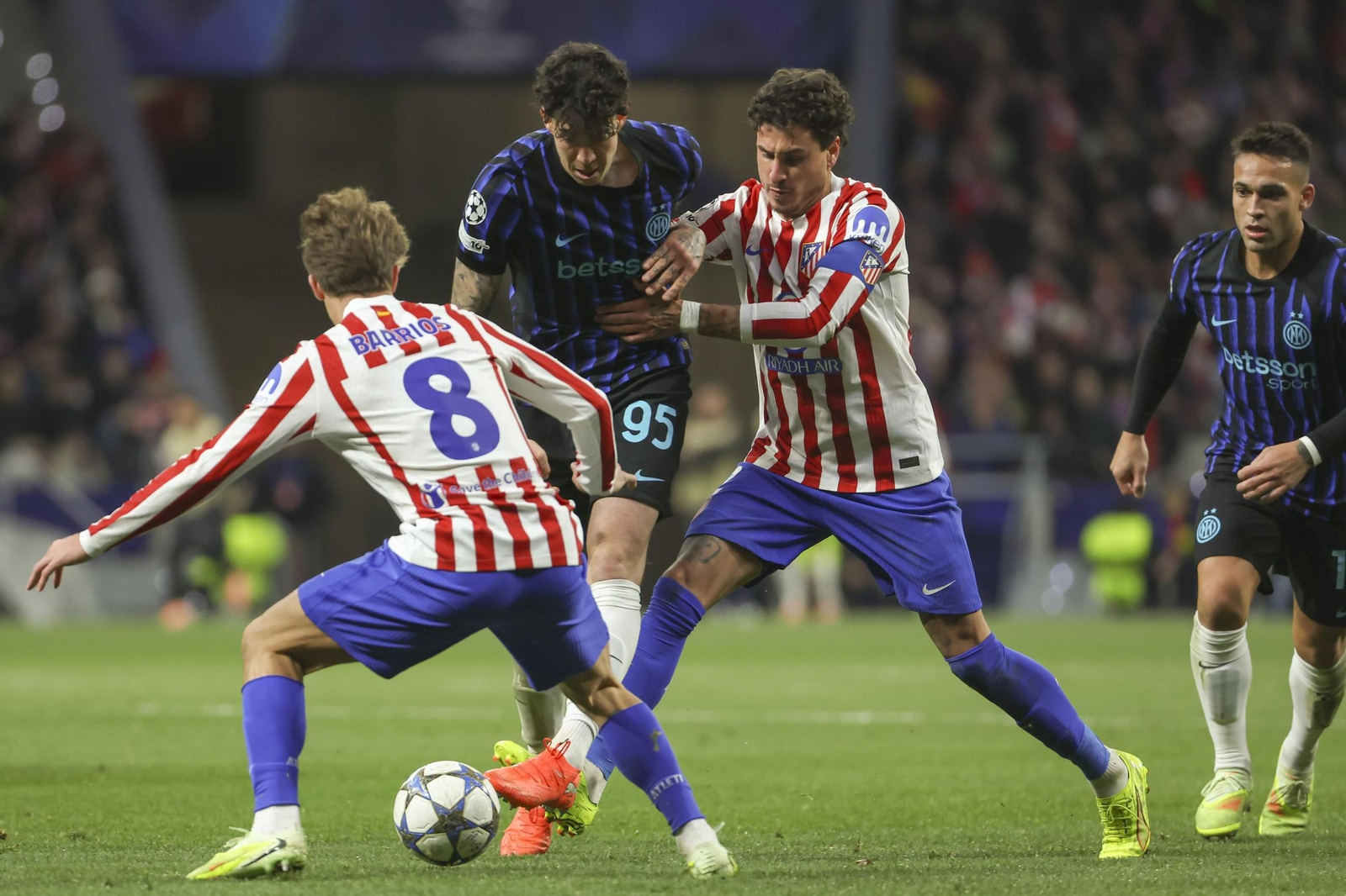 Las fotos del Atlético de Madrid-Inter