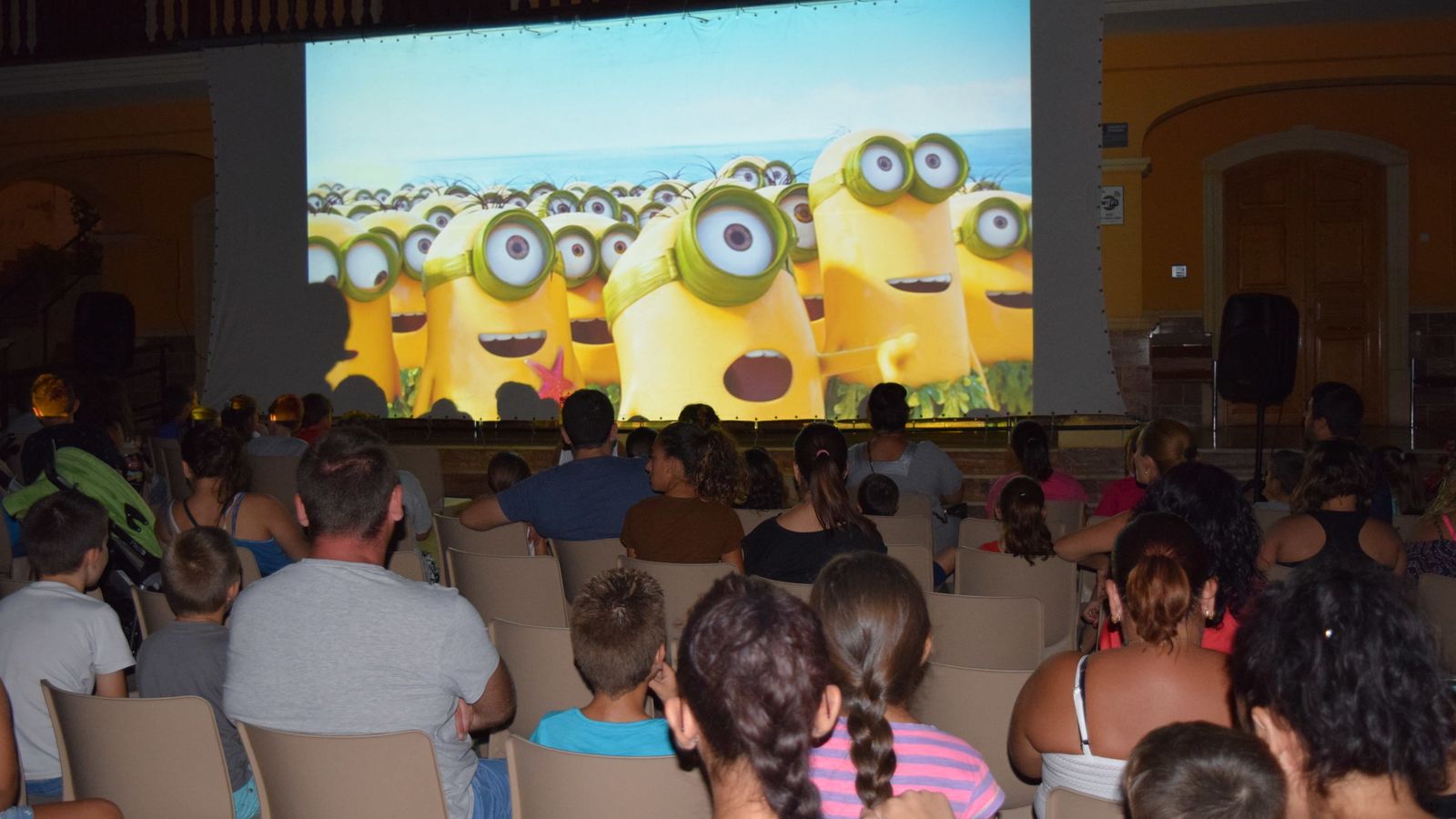 Todas las peliculas del circuito son de animacion y para toda la familia