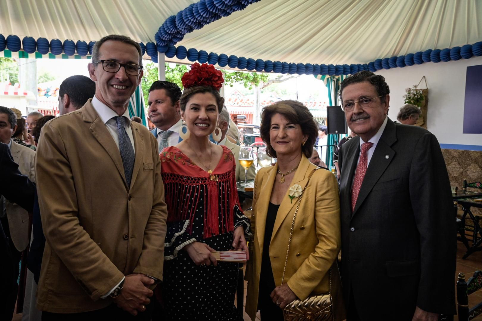 Recepción de la Universidad CEU Fernando III en la Feria de Sevilla