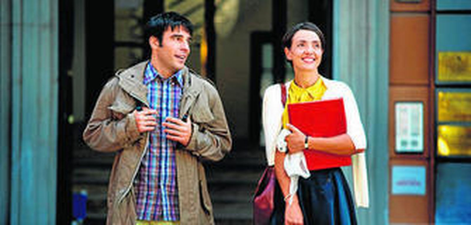 Edoardo Leo y Ambra Angiolini.