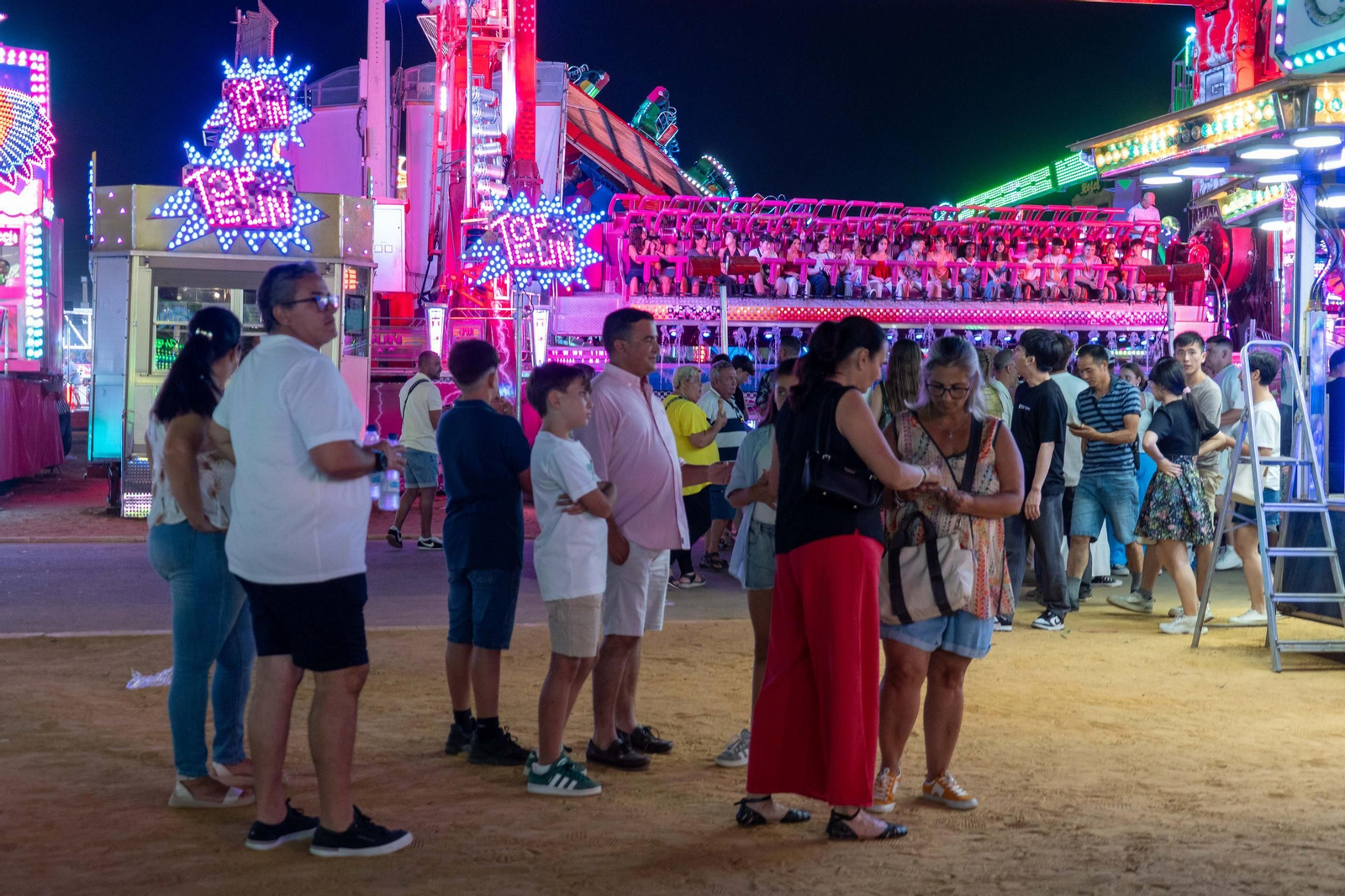 Colombinas 2025: Imágenes del ambiente el viernes 1 de agosto en las Fiestas Colombinas