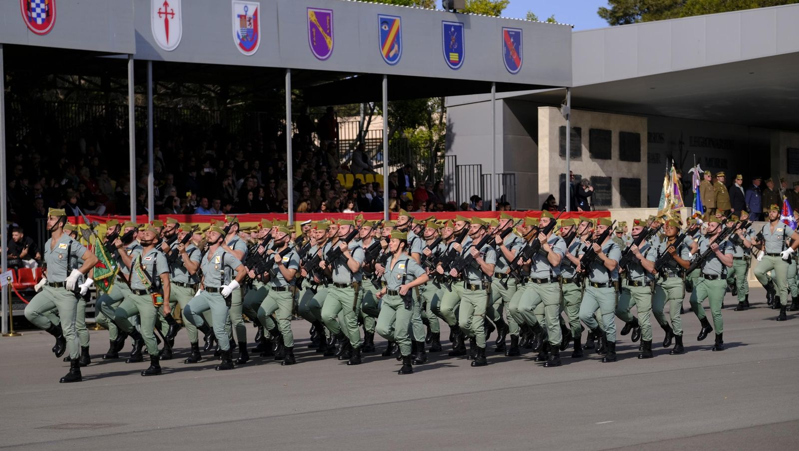 Conmemoración del Combate de Edchera en la Base Álvarez de Sotomayor de La Legión, en imágenes
