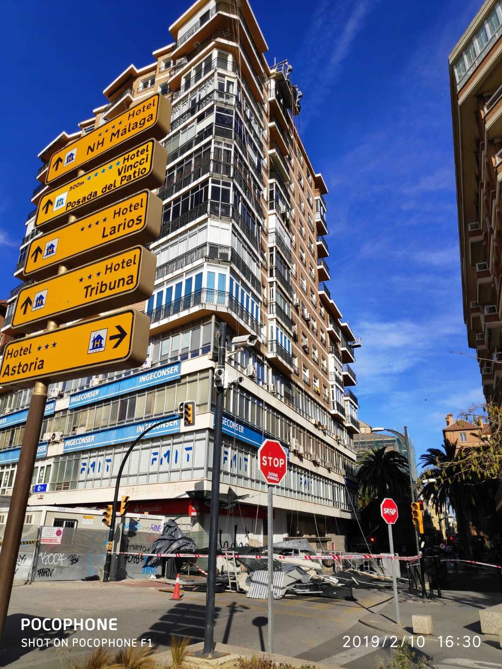 El edificio en el que se ha intervenido
