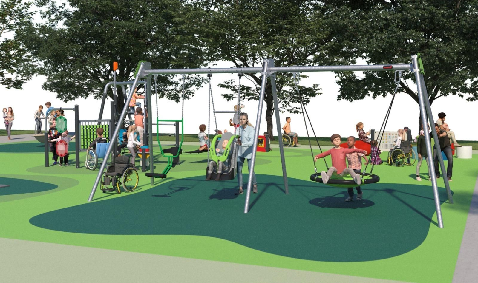 Diseño de la remodelación del parque de Los Periodistas