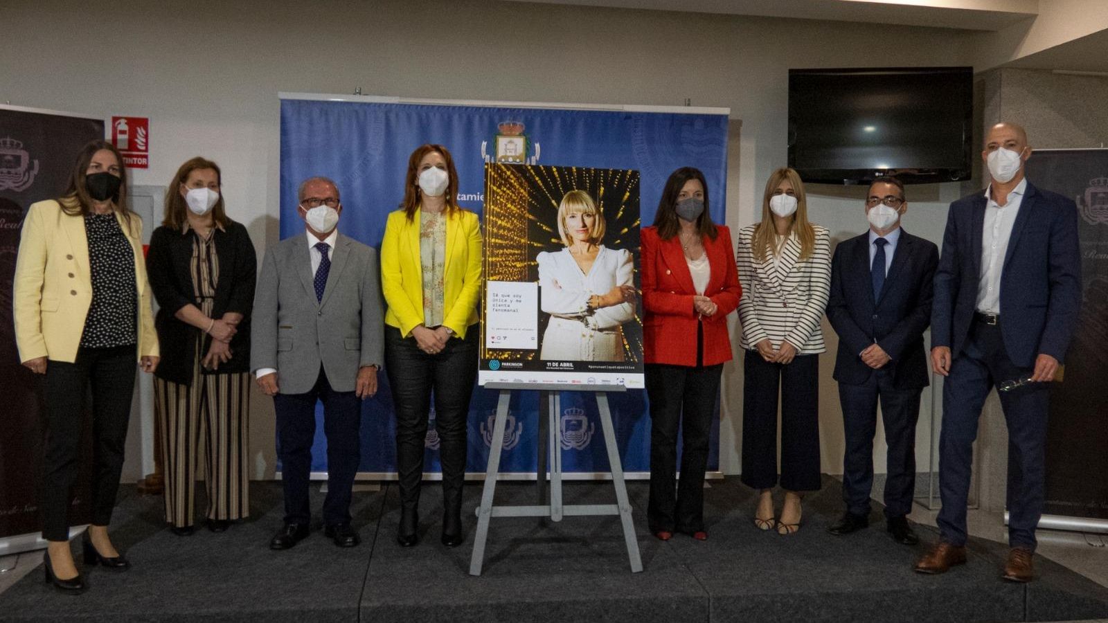 Representantes de instituciones públicas y de Párkinson Bahía de Cádiz.