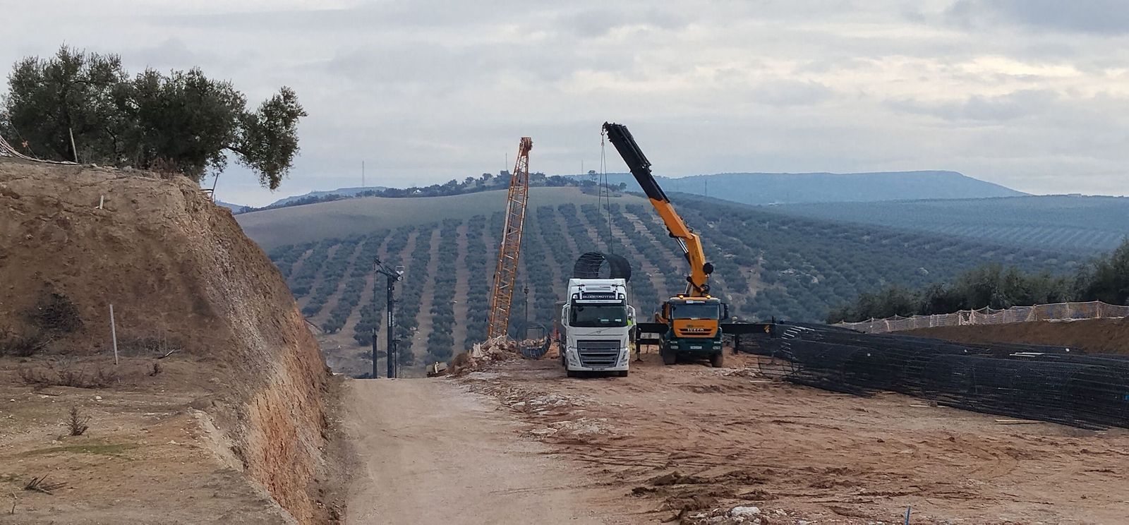 Obras en la Variante de Loja en el tramo A-92