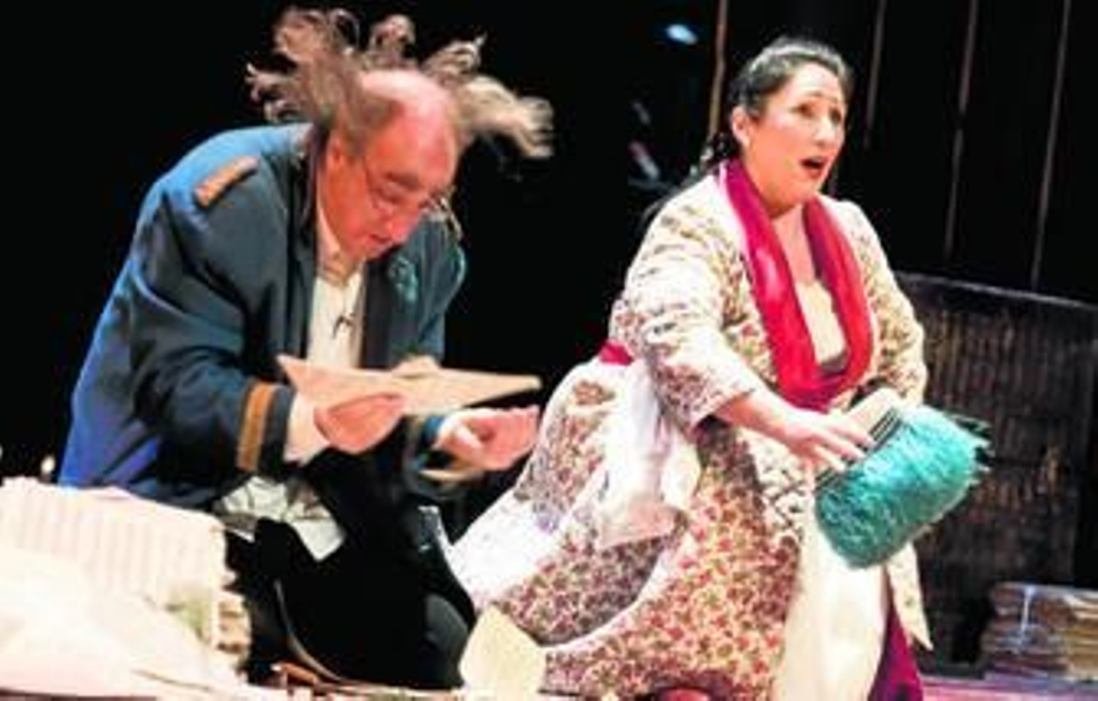 Els Joglars, ayer, en el Isabel la Católica.