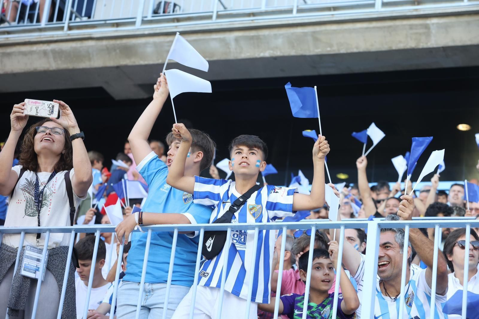 Las fotos del Málaga CF-Huesca