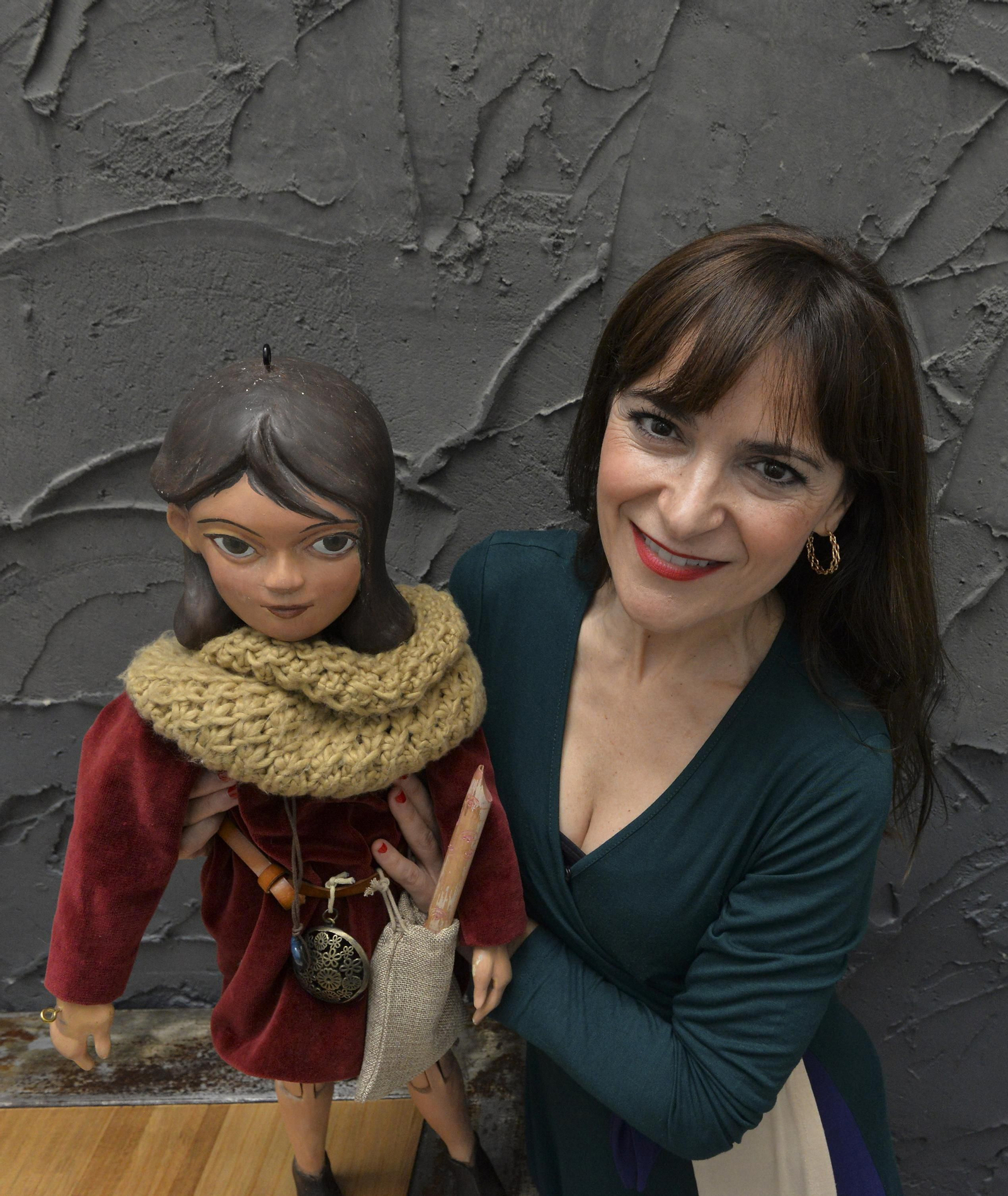 Sara Marina con la juglaresa.