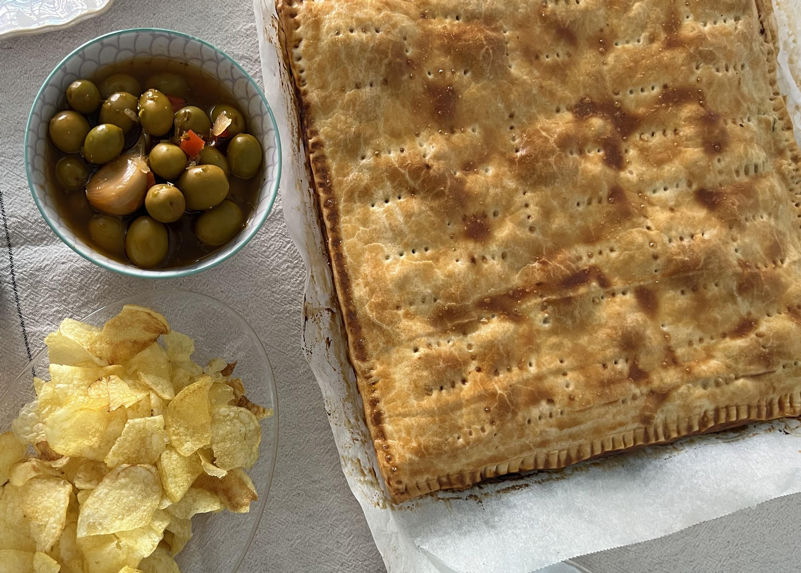 Empanada de serranito.