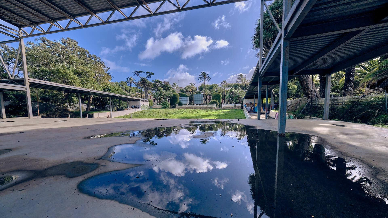 Estado del teatro de verano Pemán.