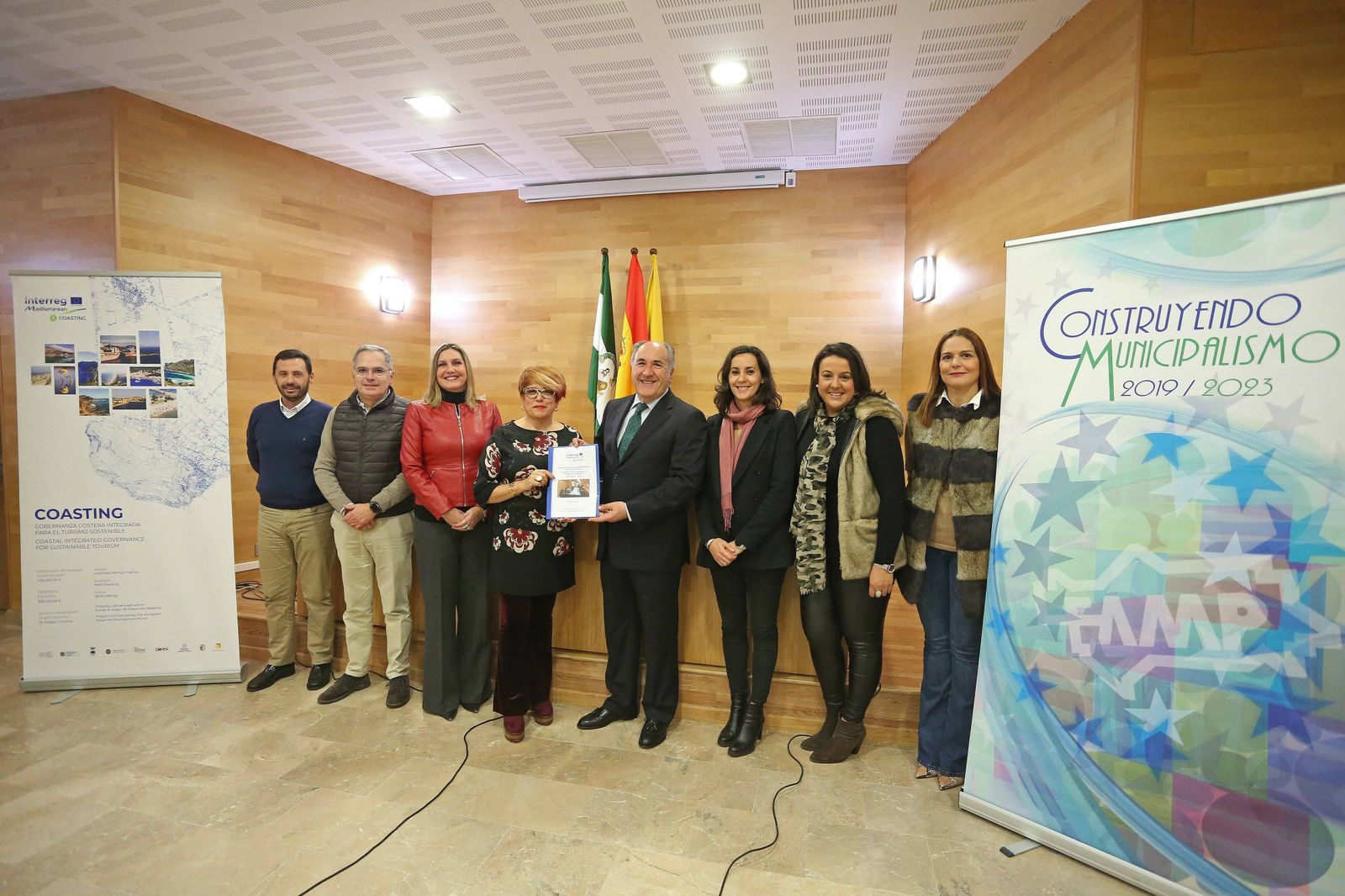 Francisco Javier Rodríguez, Jacinto Muñoz, Susana Pérez Custodio, Teresa Muela, José Ignacio Landaluce, Yéssica Rodríguez, Laura Ruiz y María Solanes.