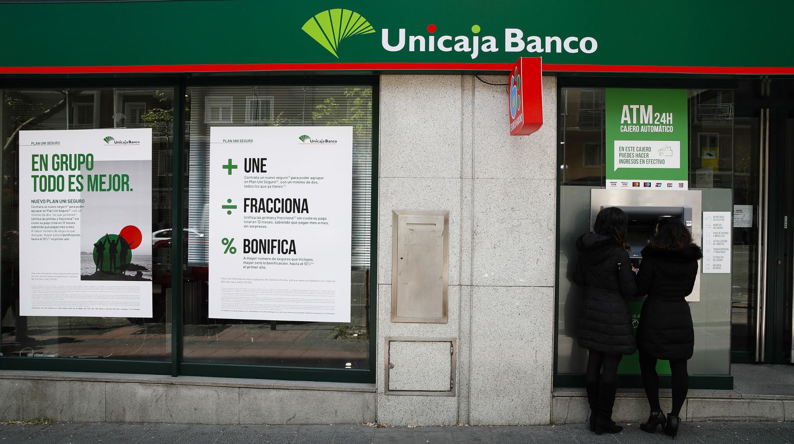 Oficina de Unicaja Banco.