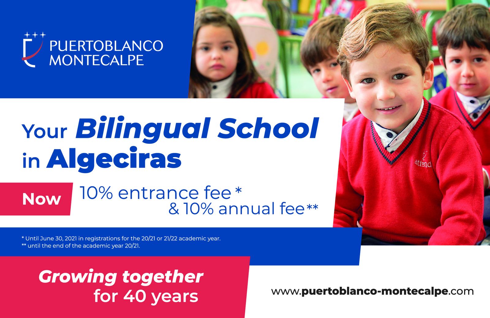 Puertoblanco-Montecalpe, desde 1976 formando alumnos.