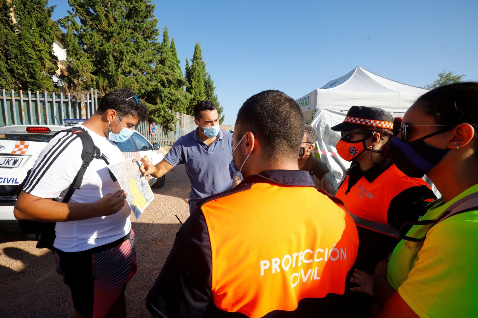 Corrdinación de la búsqueda de José Morilla.