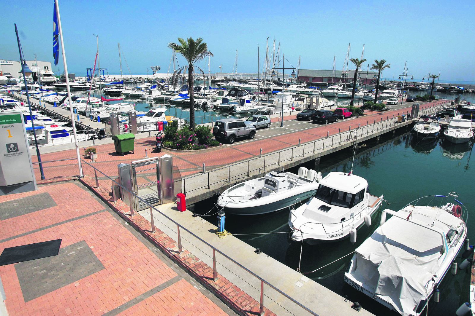 Una imagen de archivo del puerto deportivo marbellí