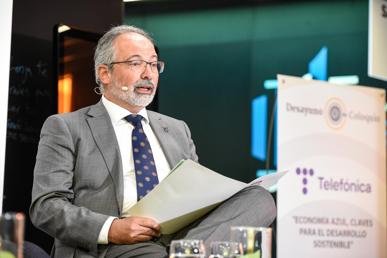 Imágenes del Desayuno Coloquio "Enomía azul, claves para el desarrollo sostenible" organizado por el Grupo Joly