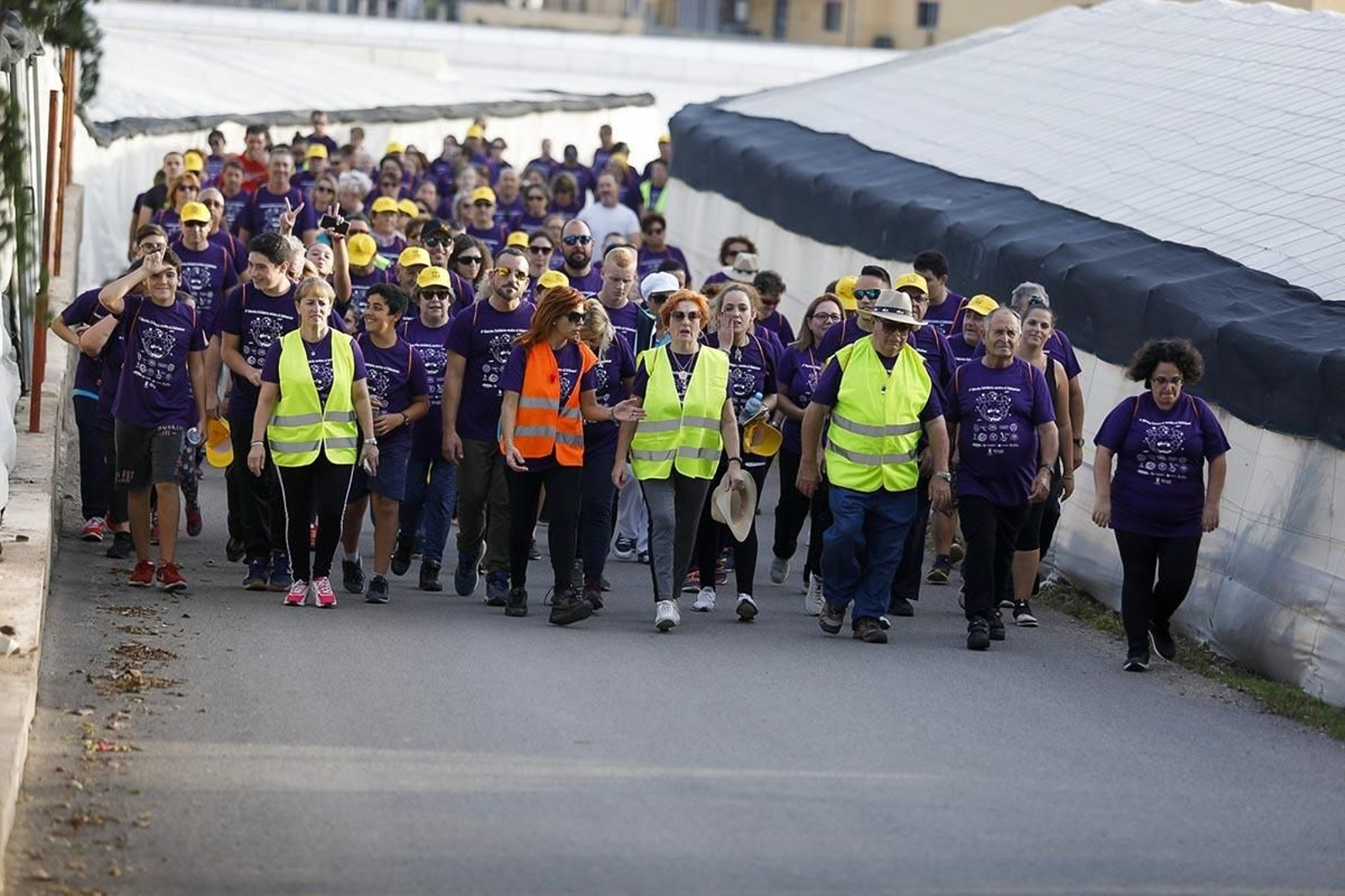Imagen de la Marcha Solidaria del pasado año.