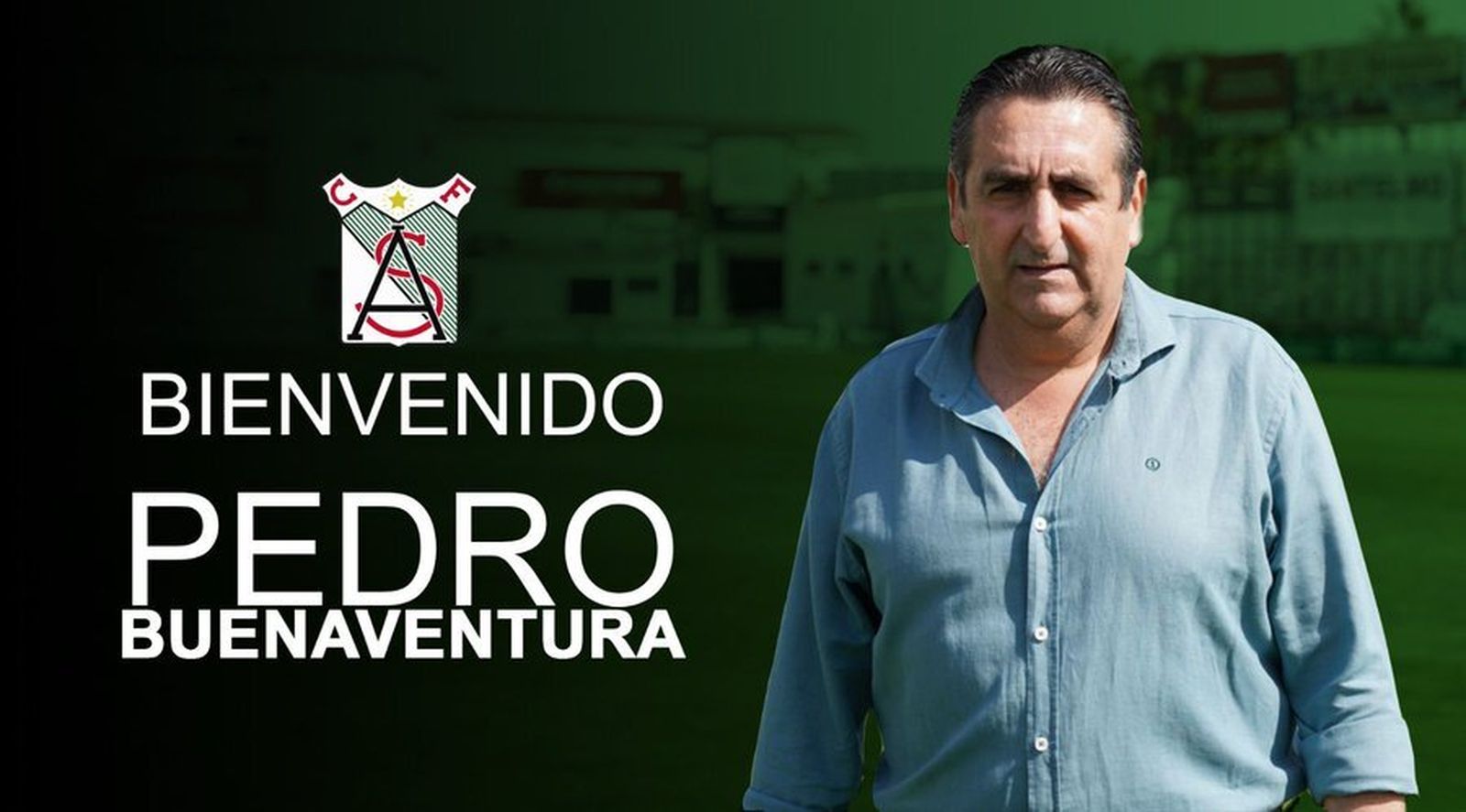 Imagen del anuncio del nombramiento de Pedro Buenaventura.