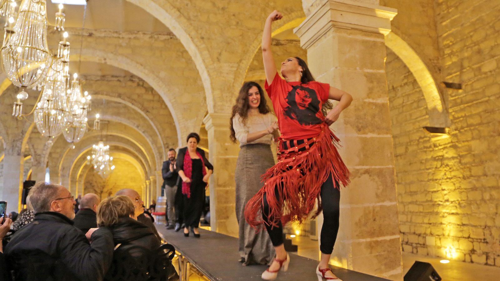 Rafaela, junto a Silvia Pérez Cruz, en Los Gigantes.