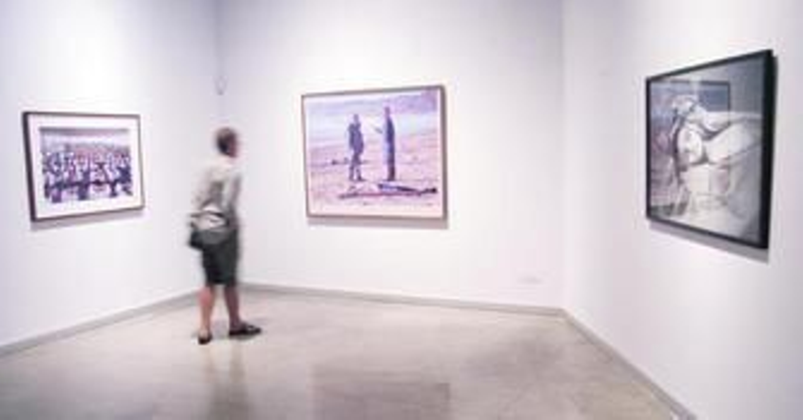 Una de las salas de Espacio Escala, el centro cultural de Cajasol en la calle Cardenal Cisneros.