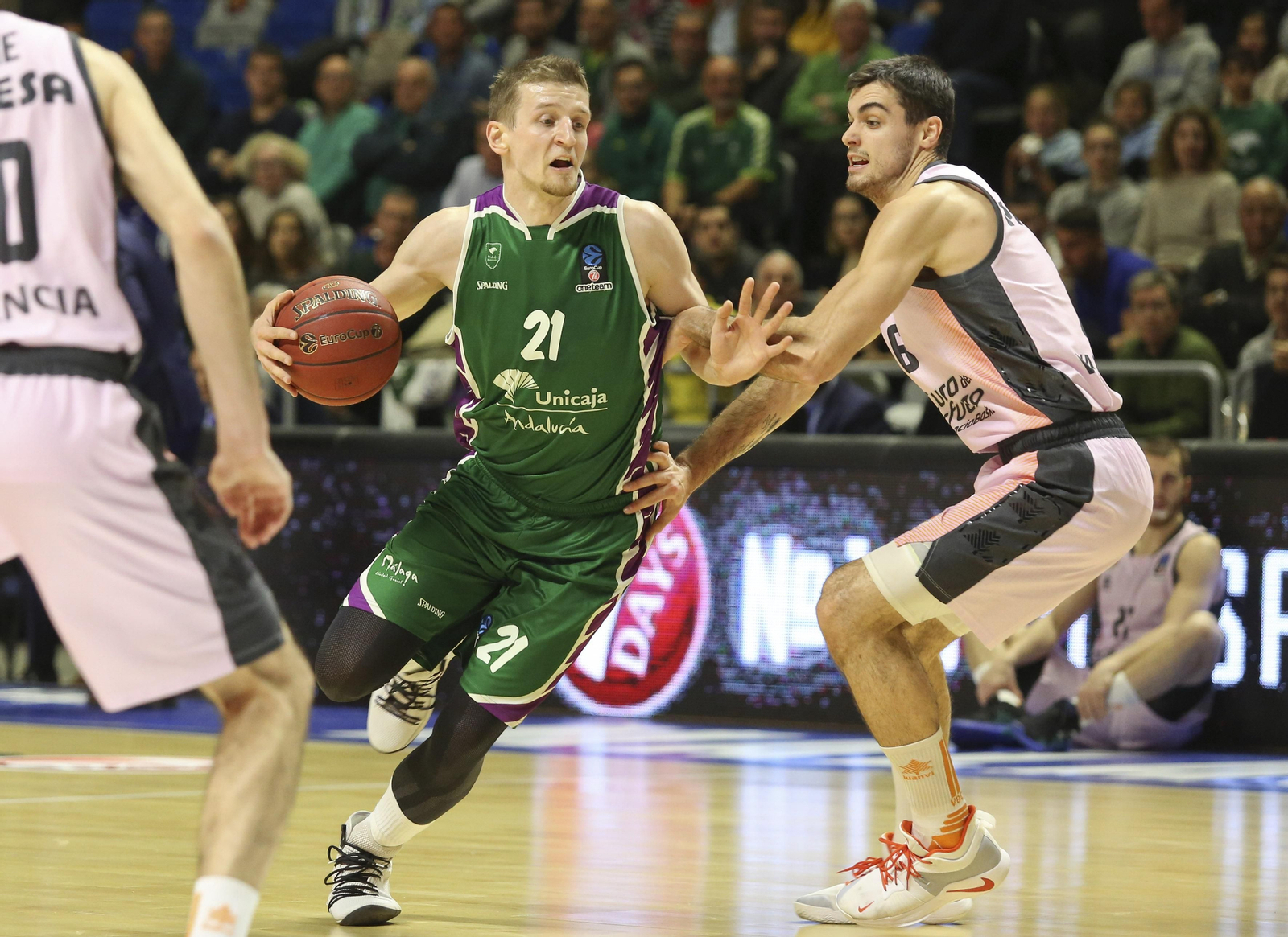 Los cinco años de Adam Waczynski en el Unicaja, en fotos