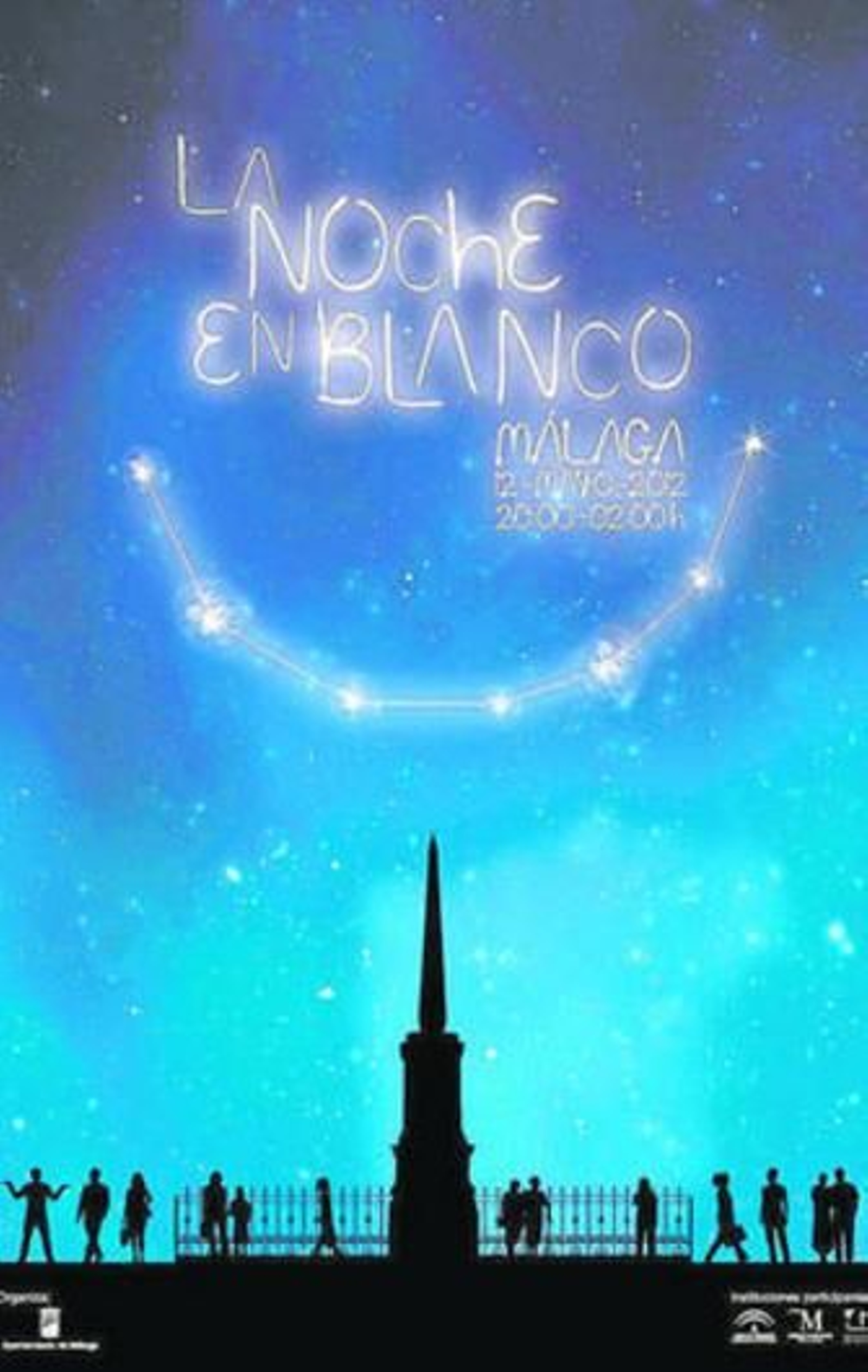 Cartel de la 'Noche en blanco' creado por La Madre de los Beatles.