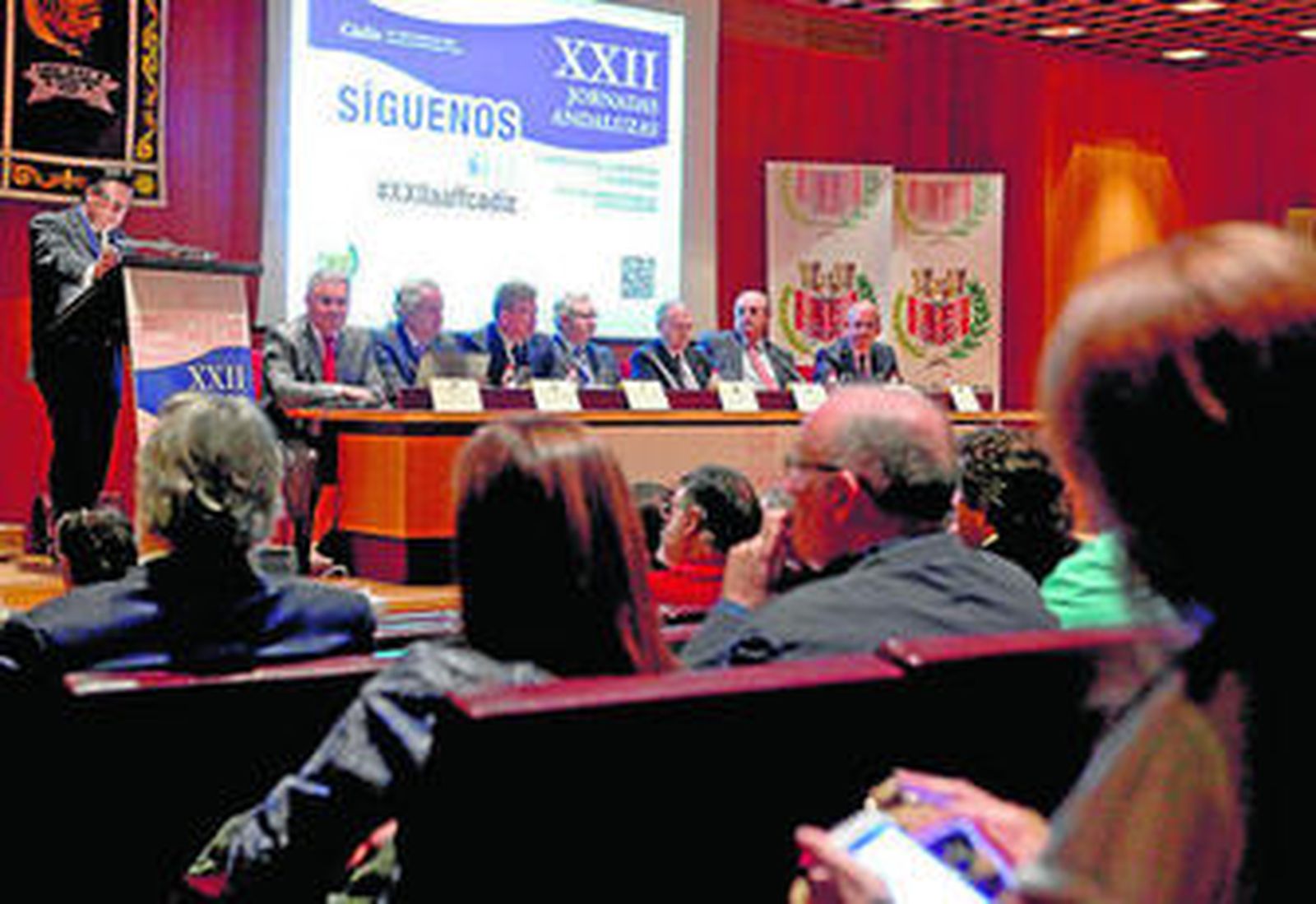 Imagen del acto de inauguración de las XXII Jornadas Andaluzas de Administradores de Fincas.