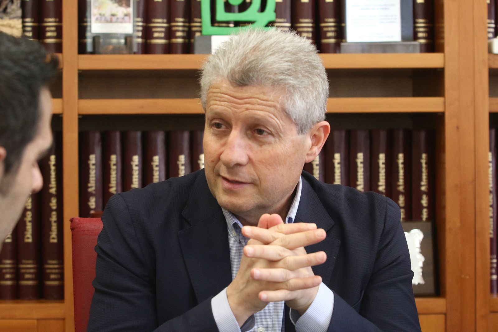 Roberto Baca, diputado provincial de Ciudadanos, durante su entrevista en Diario de Almería.