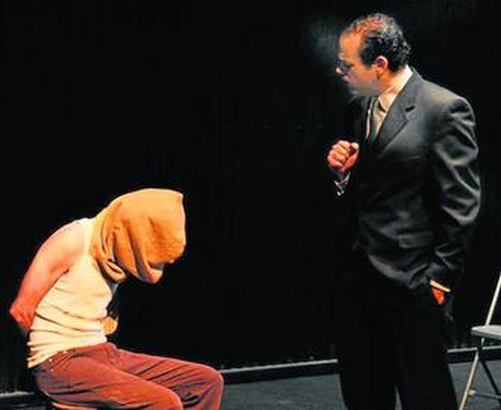 Una escena de la obra 'Pedro y el Capitán'.