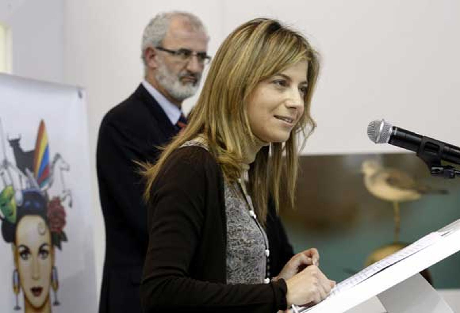 La Ministra de Igualdad, Bibiana Aído, durante su discurso

Foto: Fito Carreto