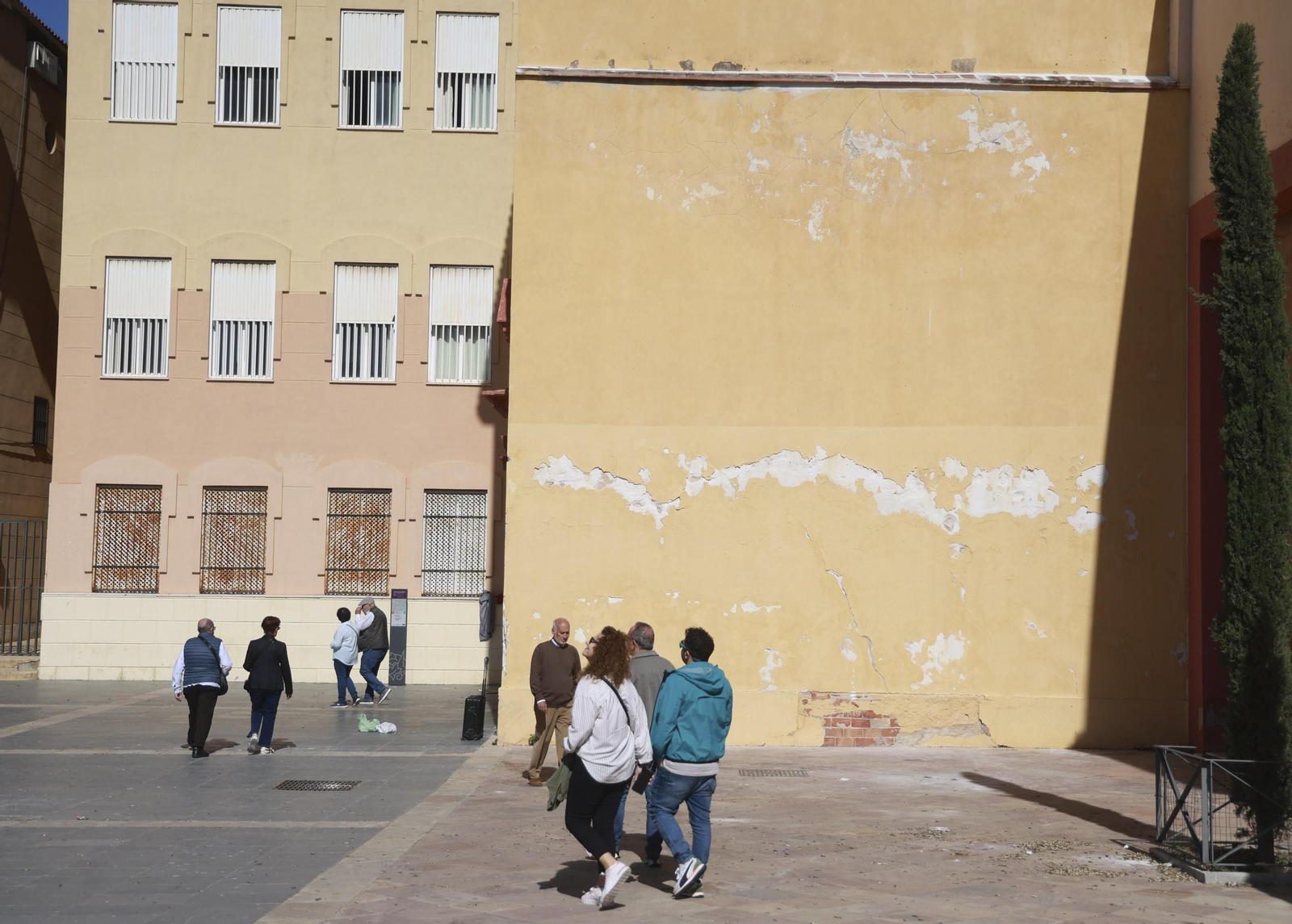 Las fotos de las humedades de la iglesia de Santo Domingo
