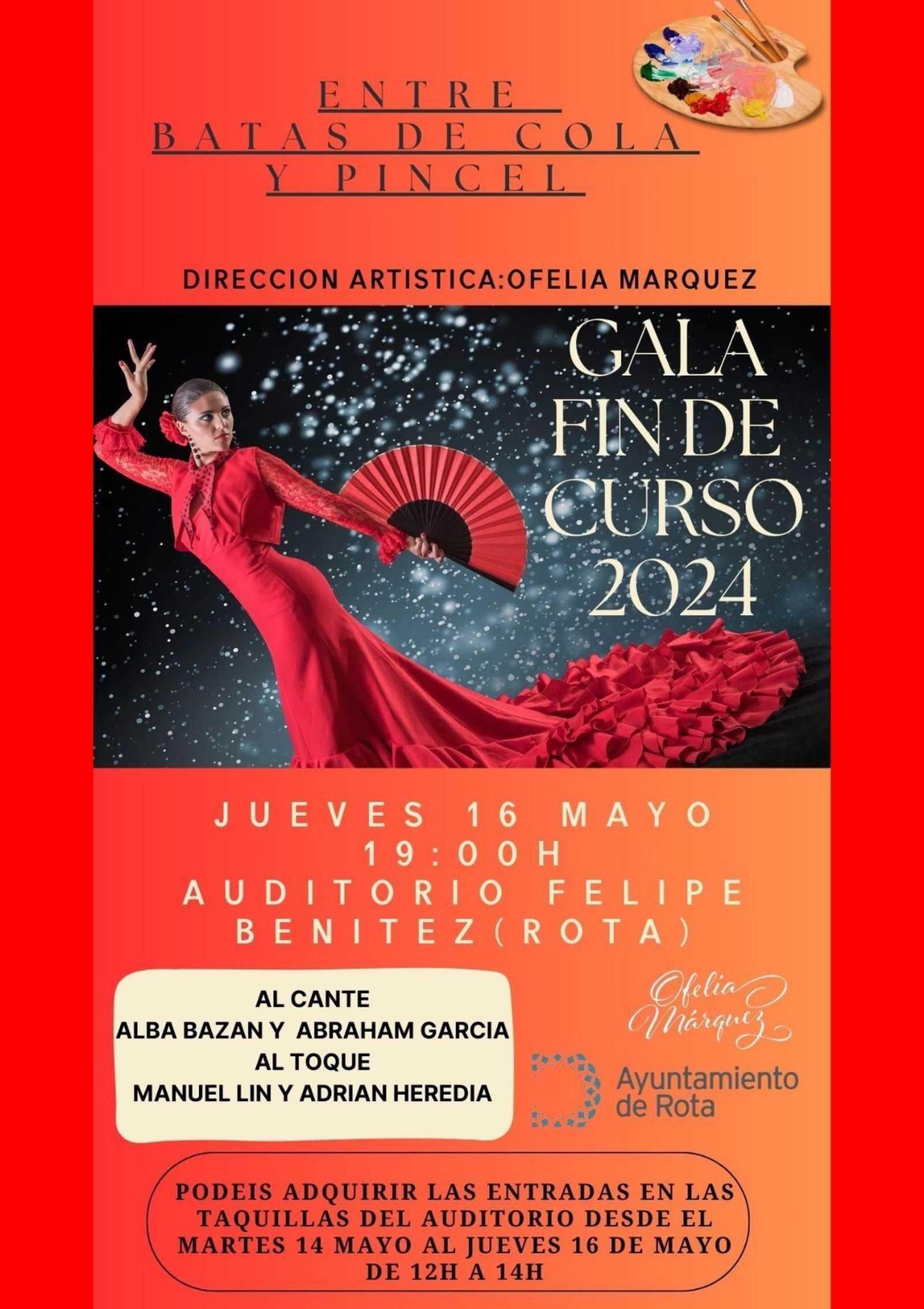 Cartel Gala Fin de Curso Ofelia Márquez 2024.