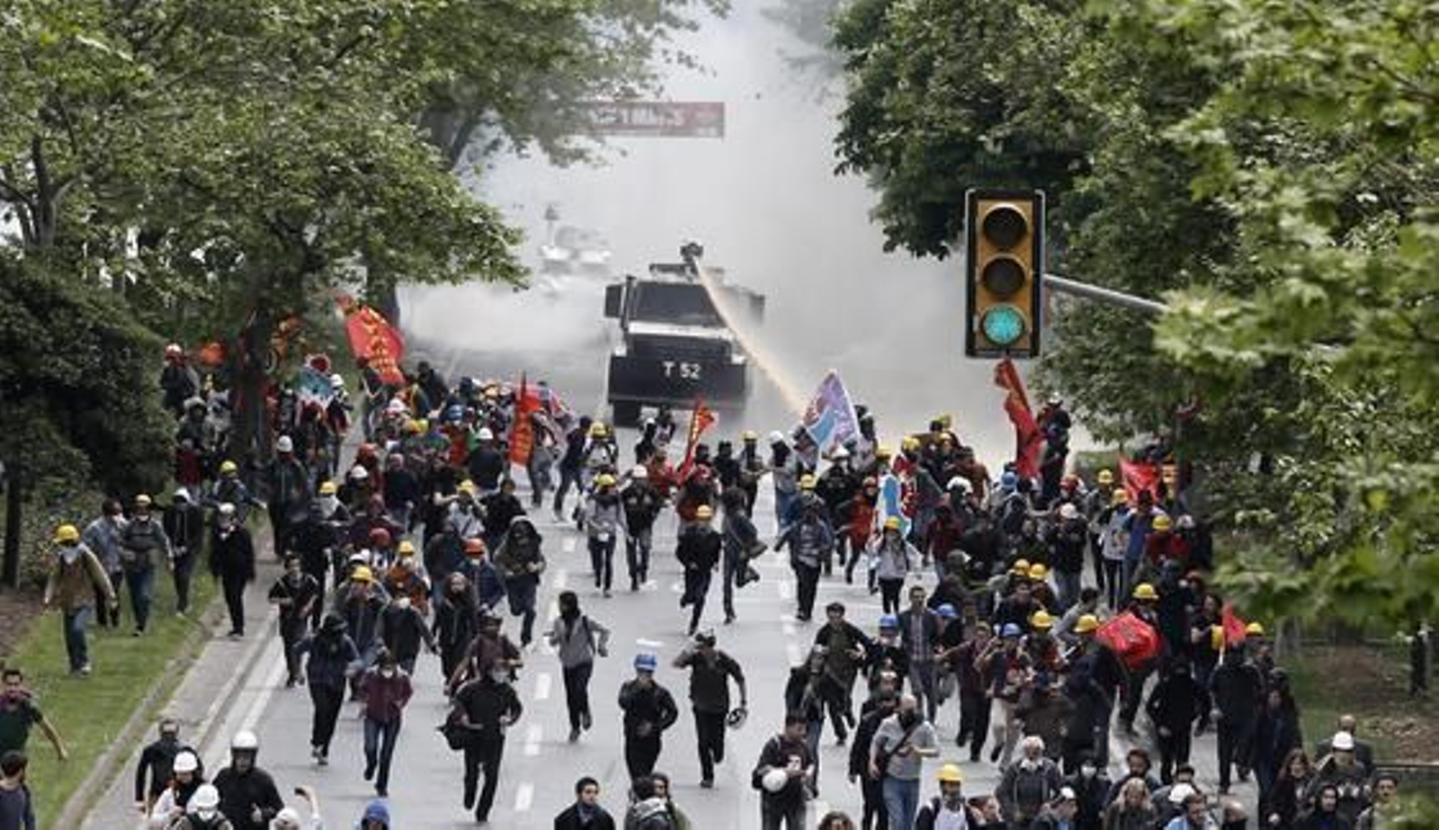 Manifestación del Primero de Mayo en Estambul.

Foto: EFE