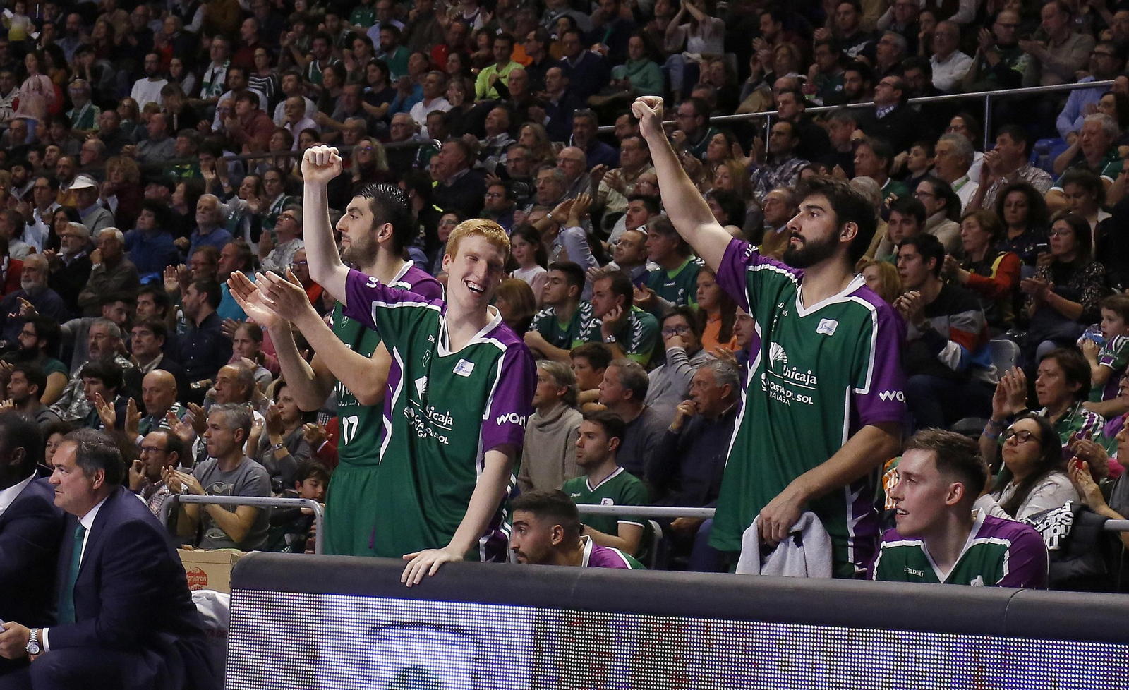 Las imágenes del triunfo del Unicaja ante el Barcelona