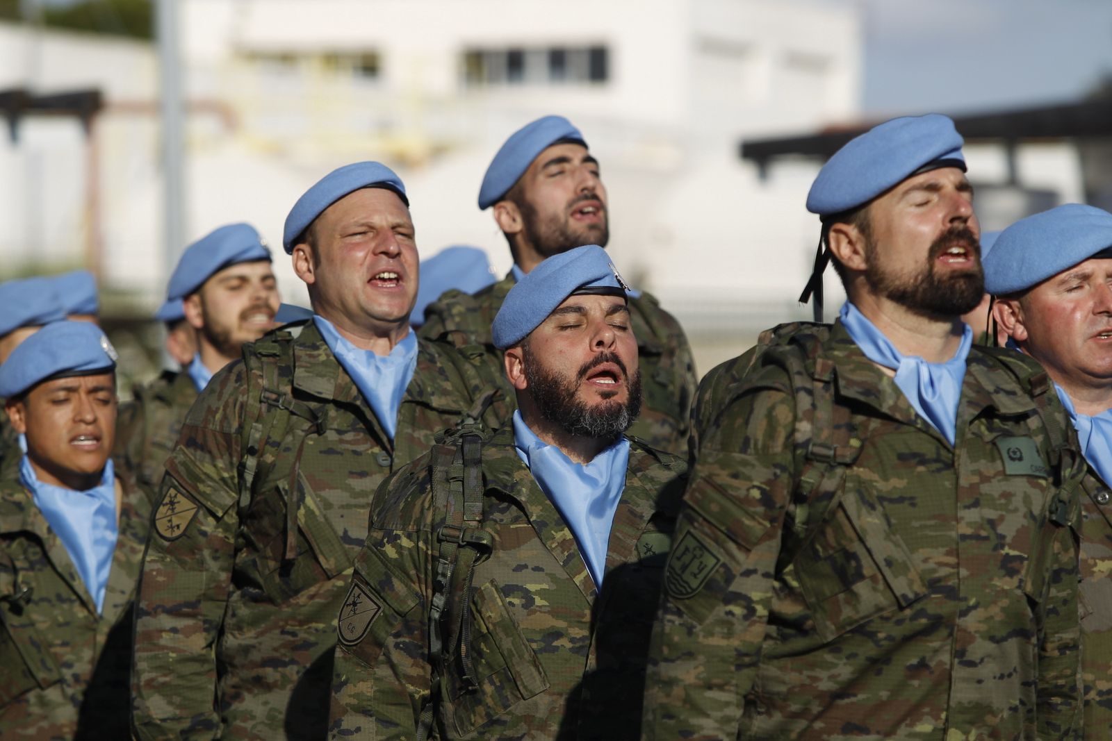 Fotogalería despedida contingente militar al Líbano