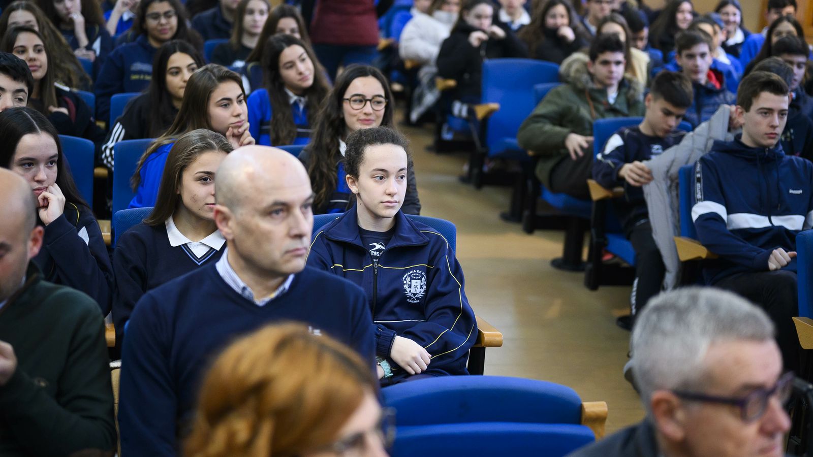 Algunos de los jóvenes que asistieron a las jornadas.