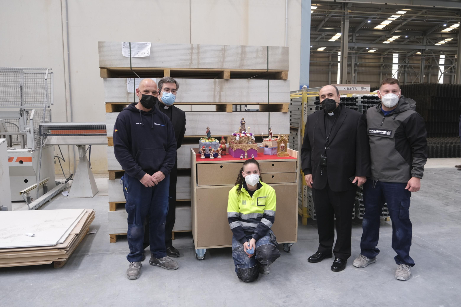 Bendición de las instalaciones de Hydrodiseño, en Huércal Overa (Almería)