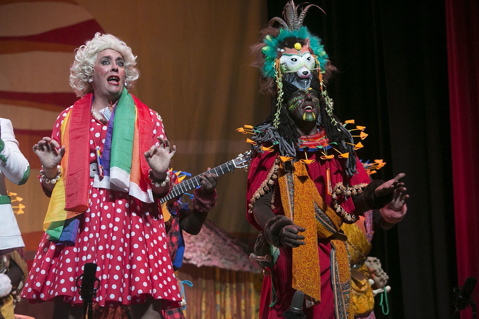 Imagen de la tercera semifinal del Carnaval Colombino