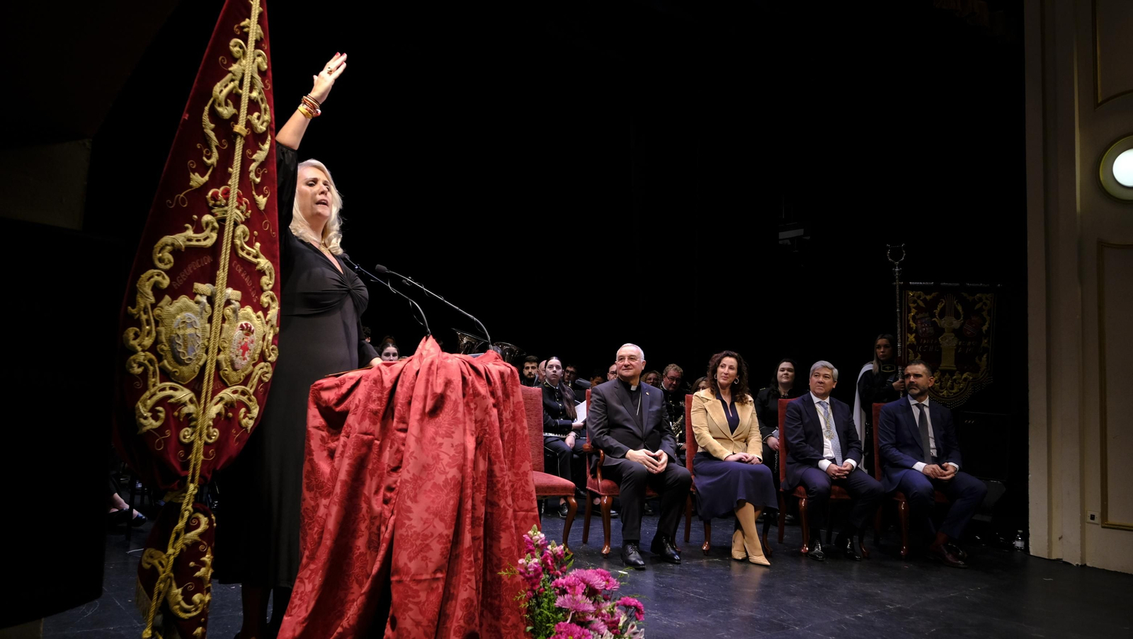 Raquel Criado pregona la Semana Santa Almería 2024, en imágenes