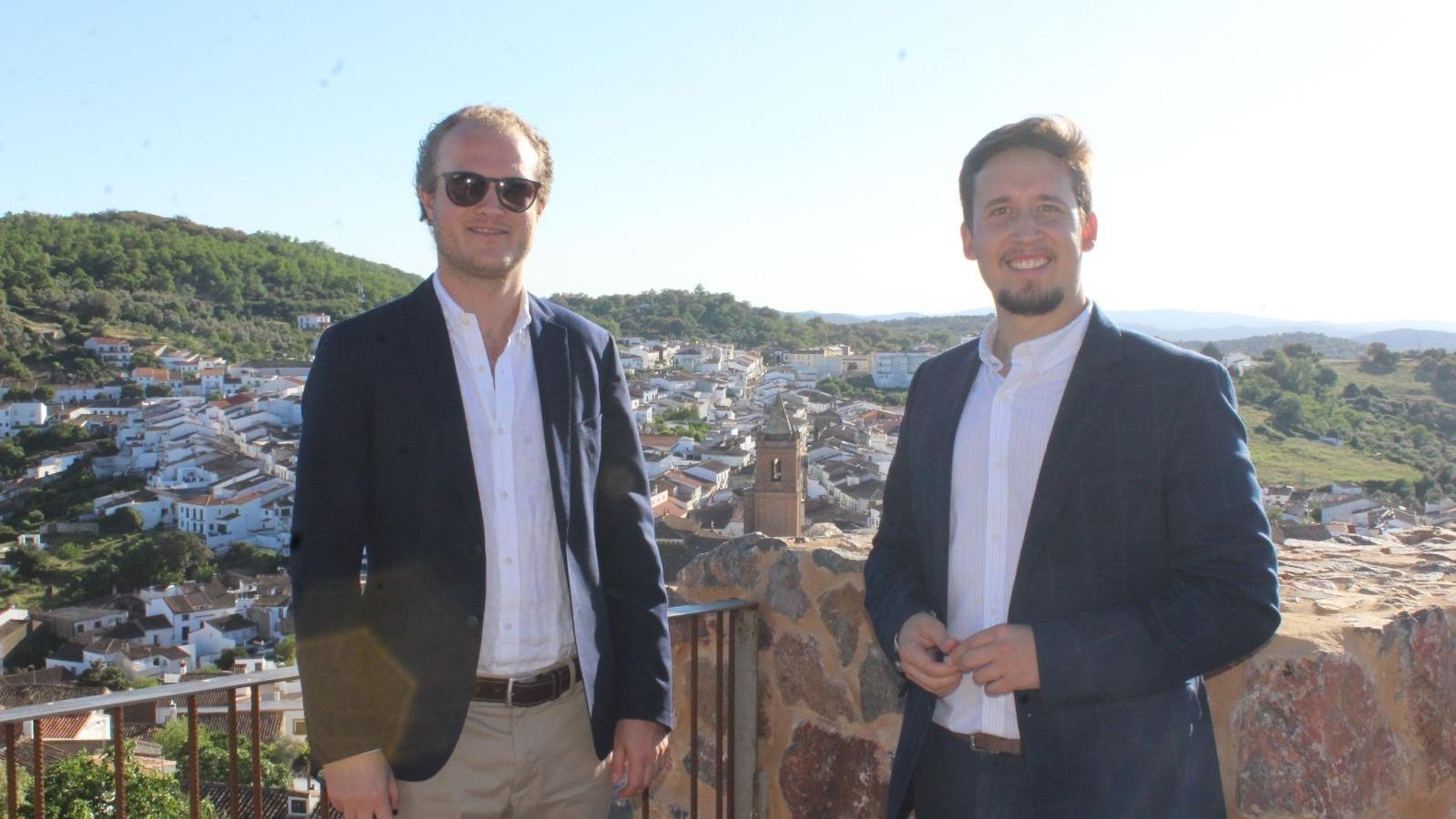 Visita del Conde de Regla a Cortegana.