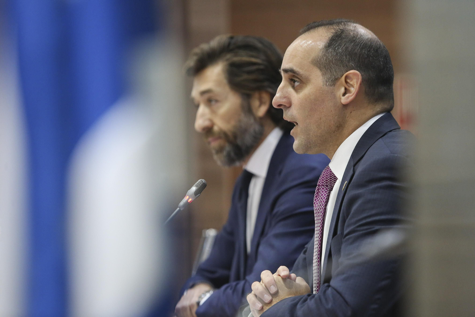 La rueda de prensa de Richard Shaheen, en fotos