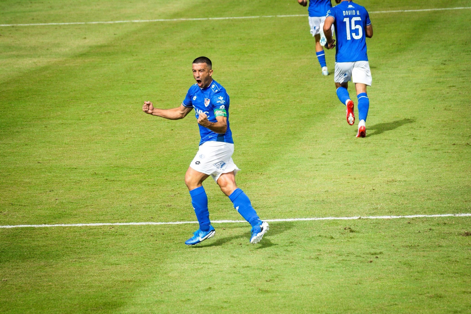 Hugo Díaz será la referencia azulilla en ataque.