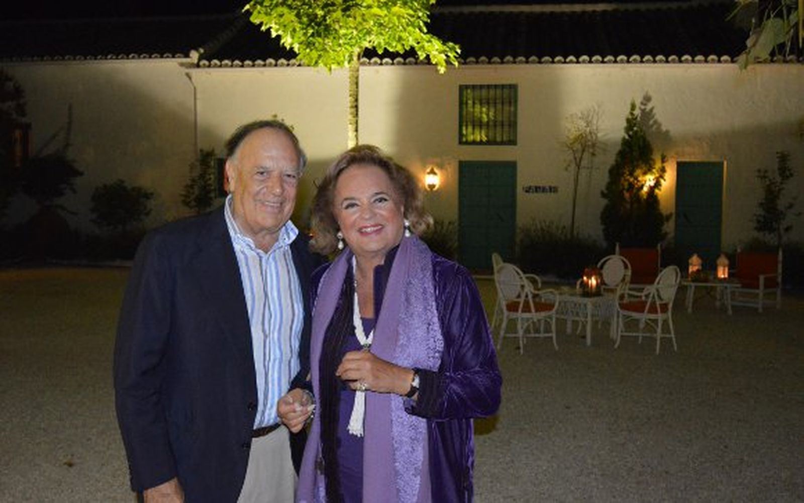 El marqués de Griñón con la anfitriona la princesa Iran von Fürstenberg.

Foto: Ignacio Casas de Ciria