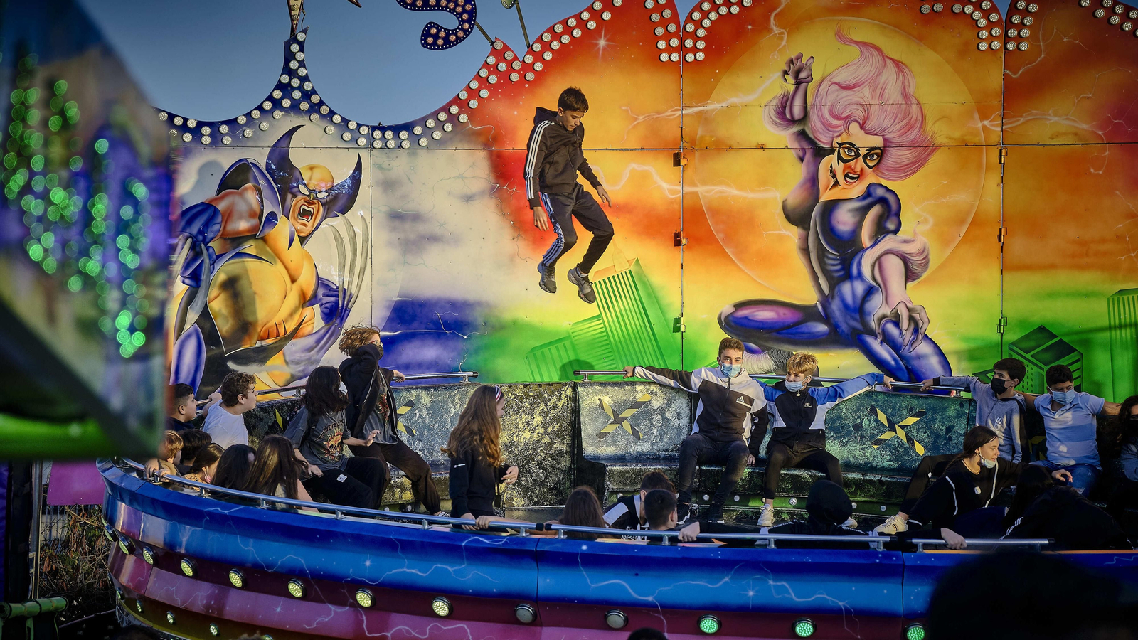 Vive Park, el parque de atracciones itinerante instalado en Chiclana.